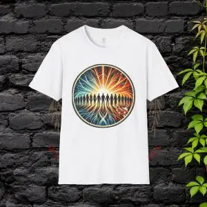 Together We Rise" Community Healing Shirt – Unity & Resilience Tee- white