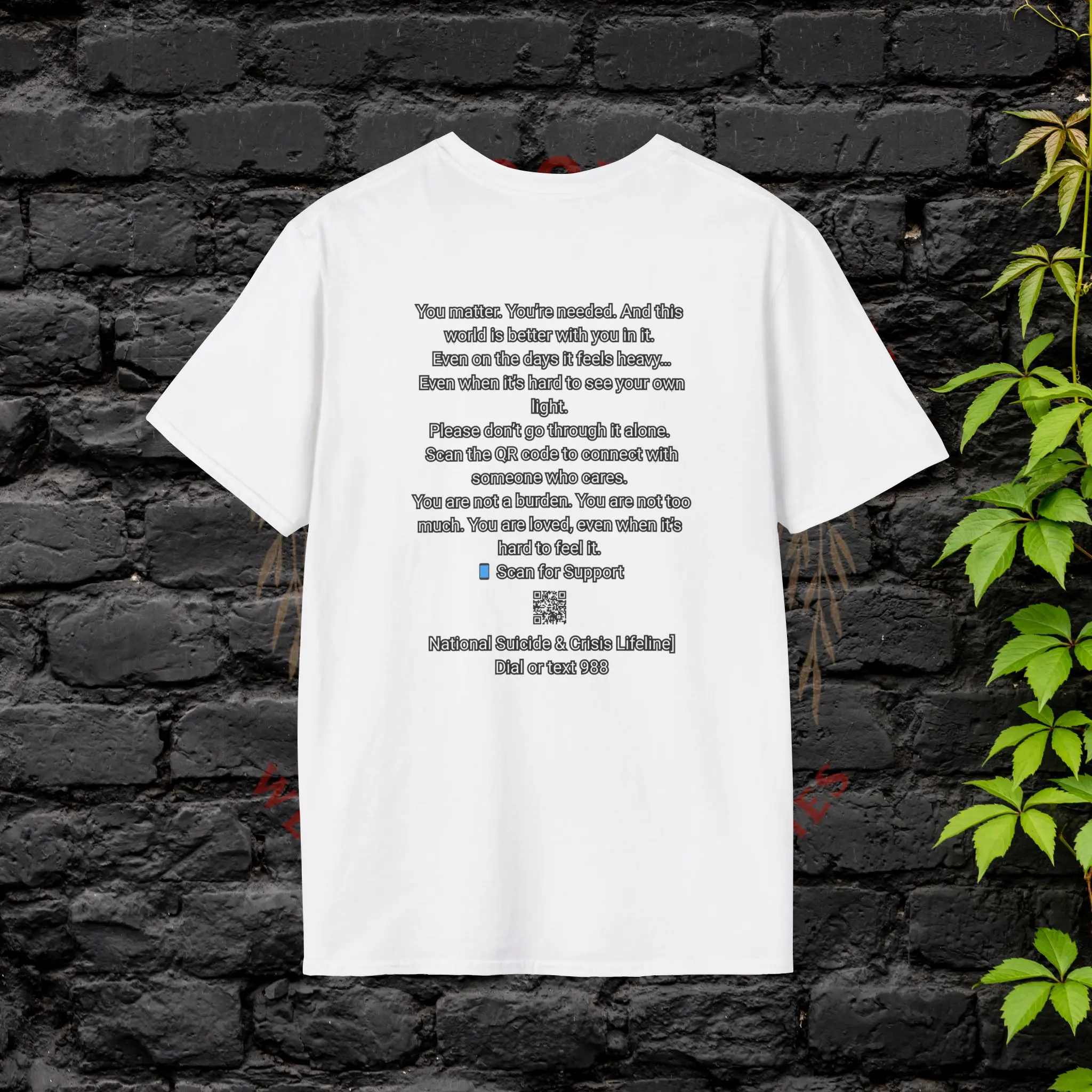 Inner Strength Mental Health Awareness Tee- White background