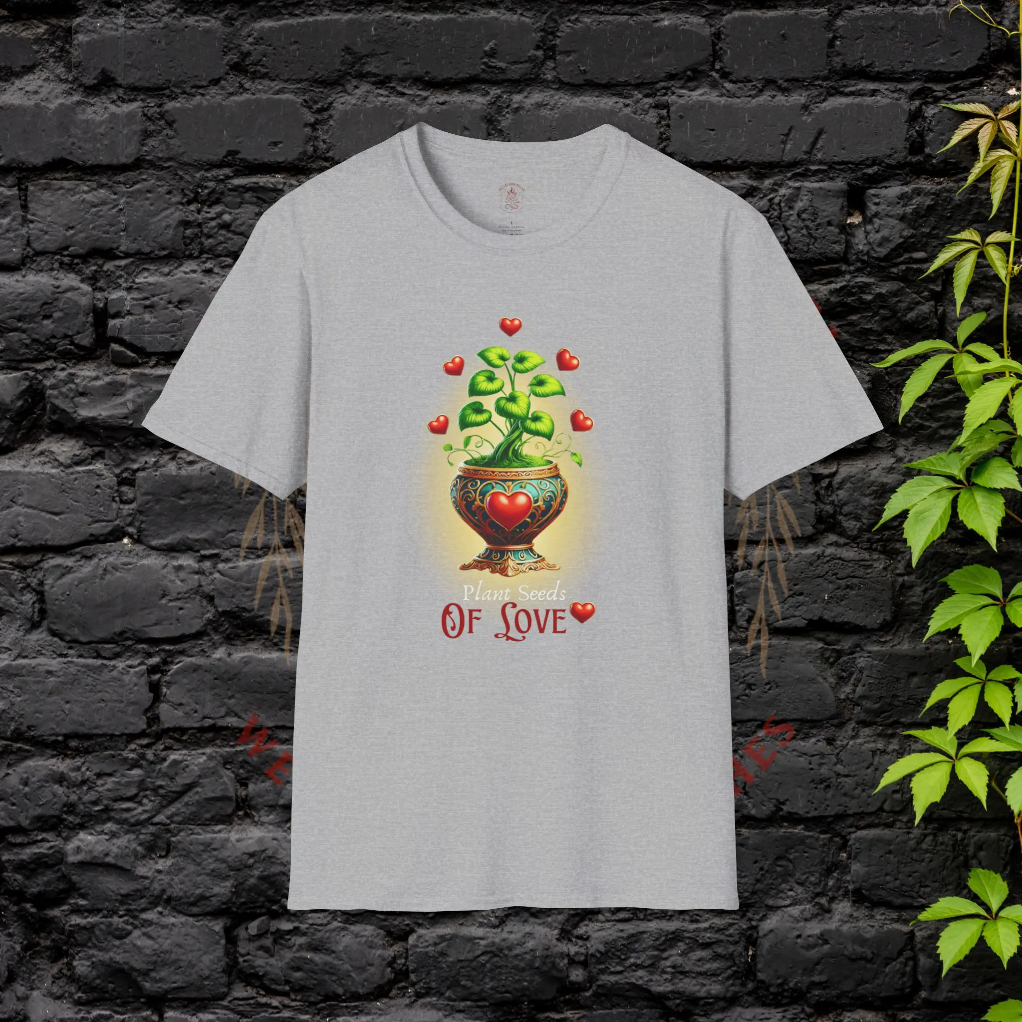 Plant Seeds of Love T-Shirt – White