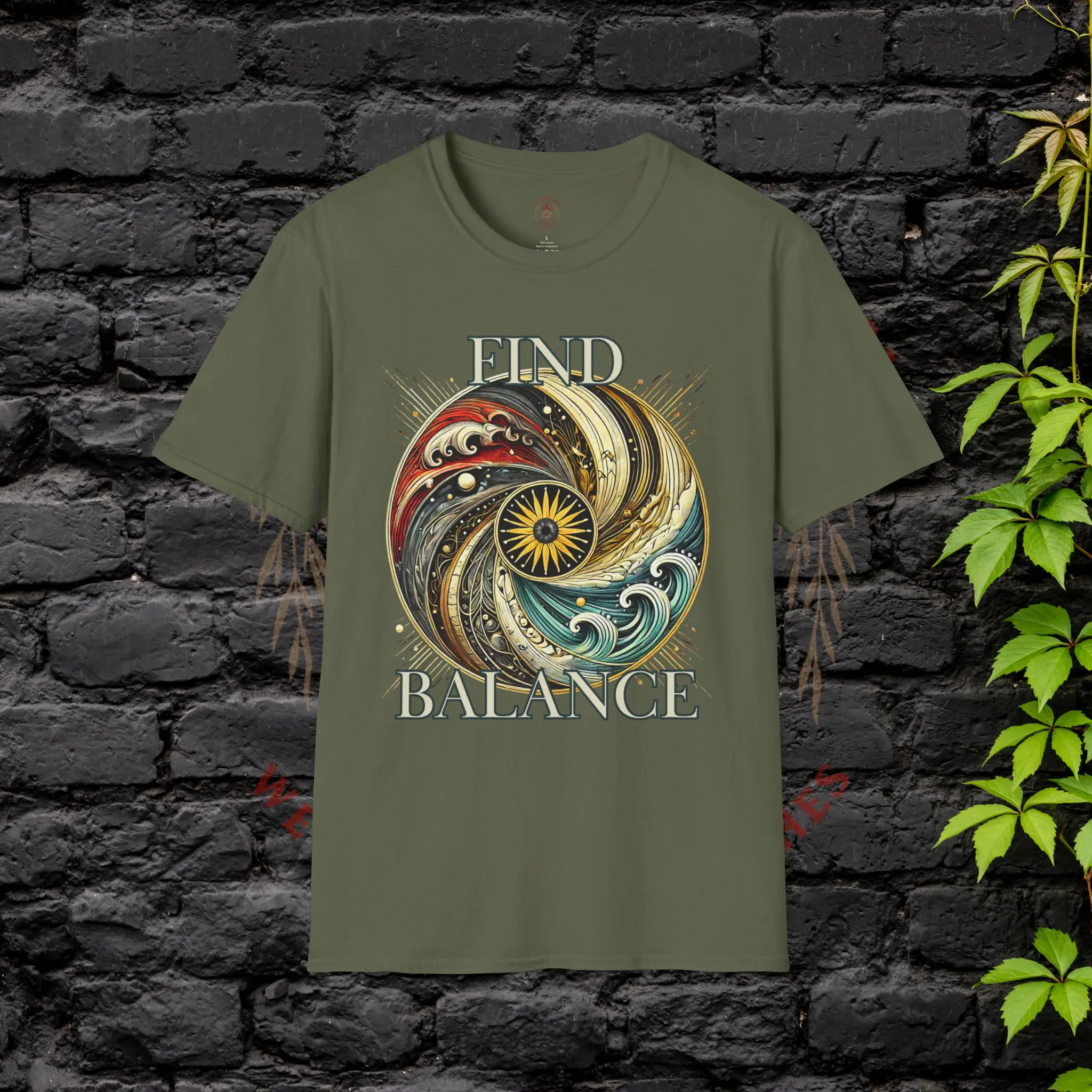 Find Balance T-Shirt – Olive