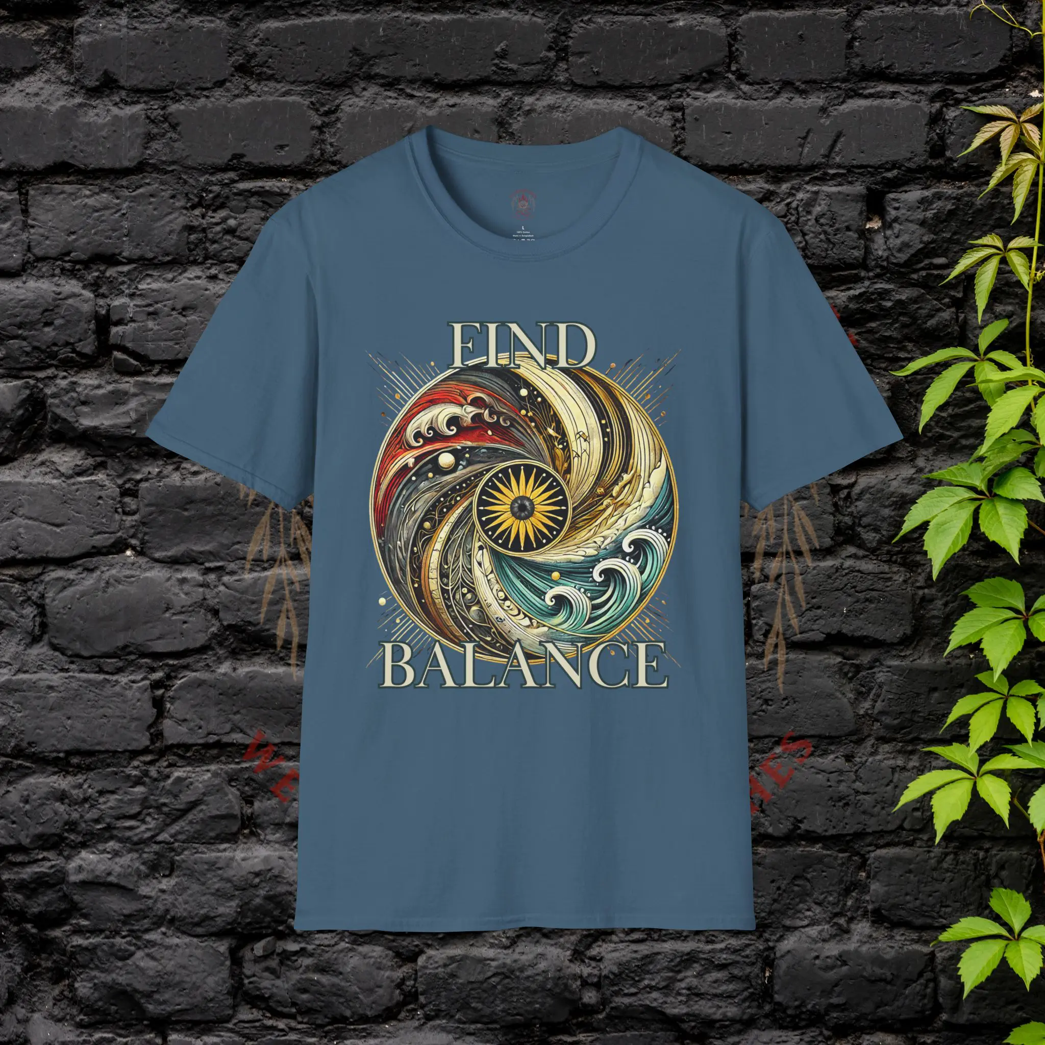 Find Balance T-Shirt – Slate Blue