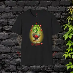 Plant Seeds of Love T-Shirt – Black