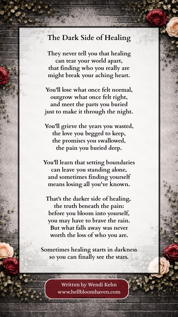 Hellbloom Haven | Awaken in the Poetry Portal · Words That Heal & Transform The dark side of healing