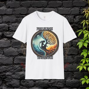 From Silence to Strength – Healing Journey Tree Shirt | Growth, Resilience & Inner Power