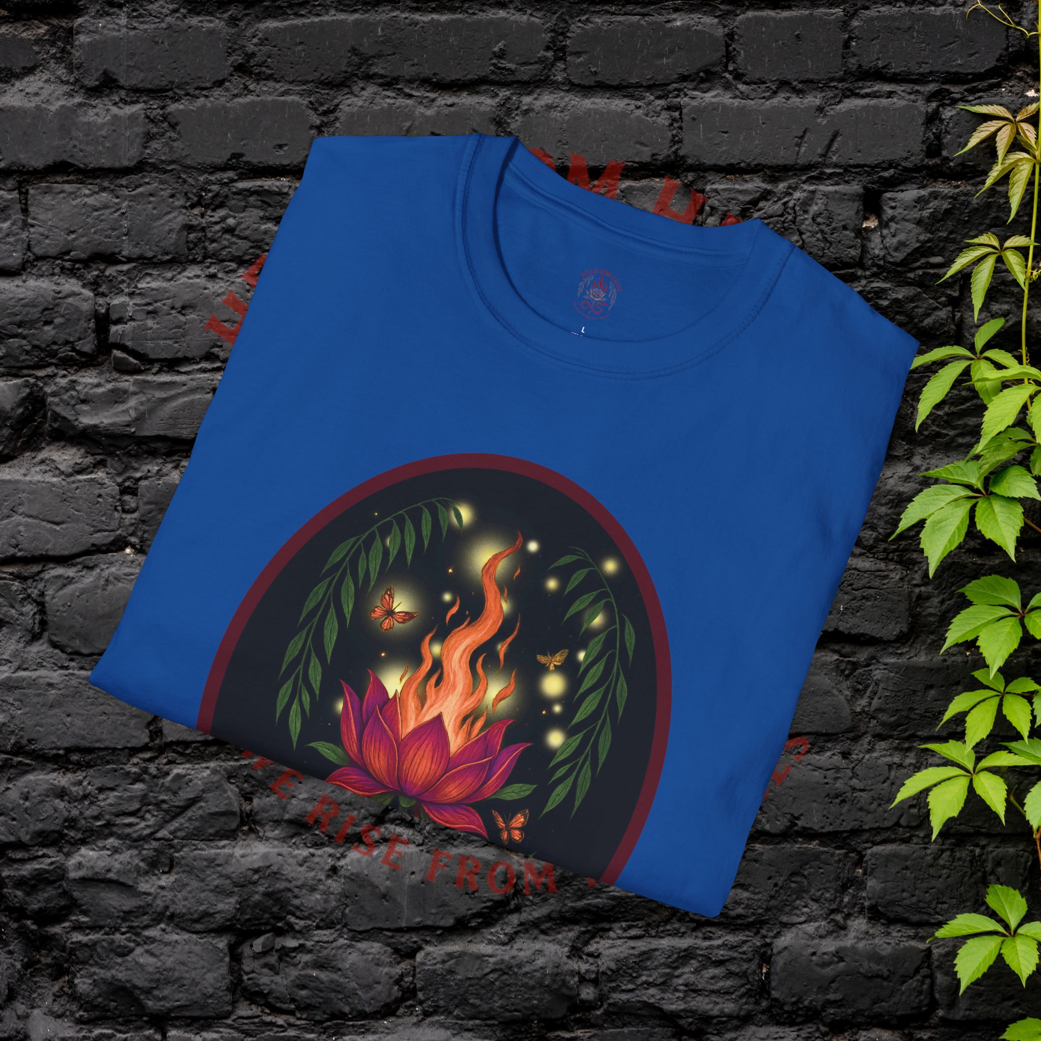 Empowerment Tee- "Hellbloom: Rise From the Flame"– Art & Poetry Edition - Image 20