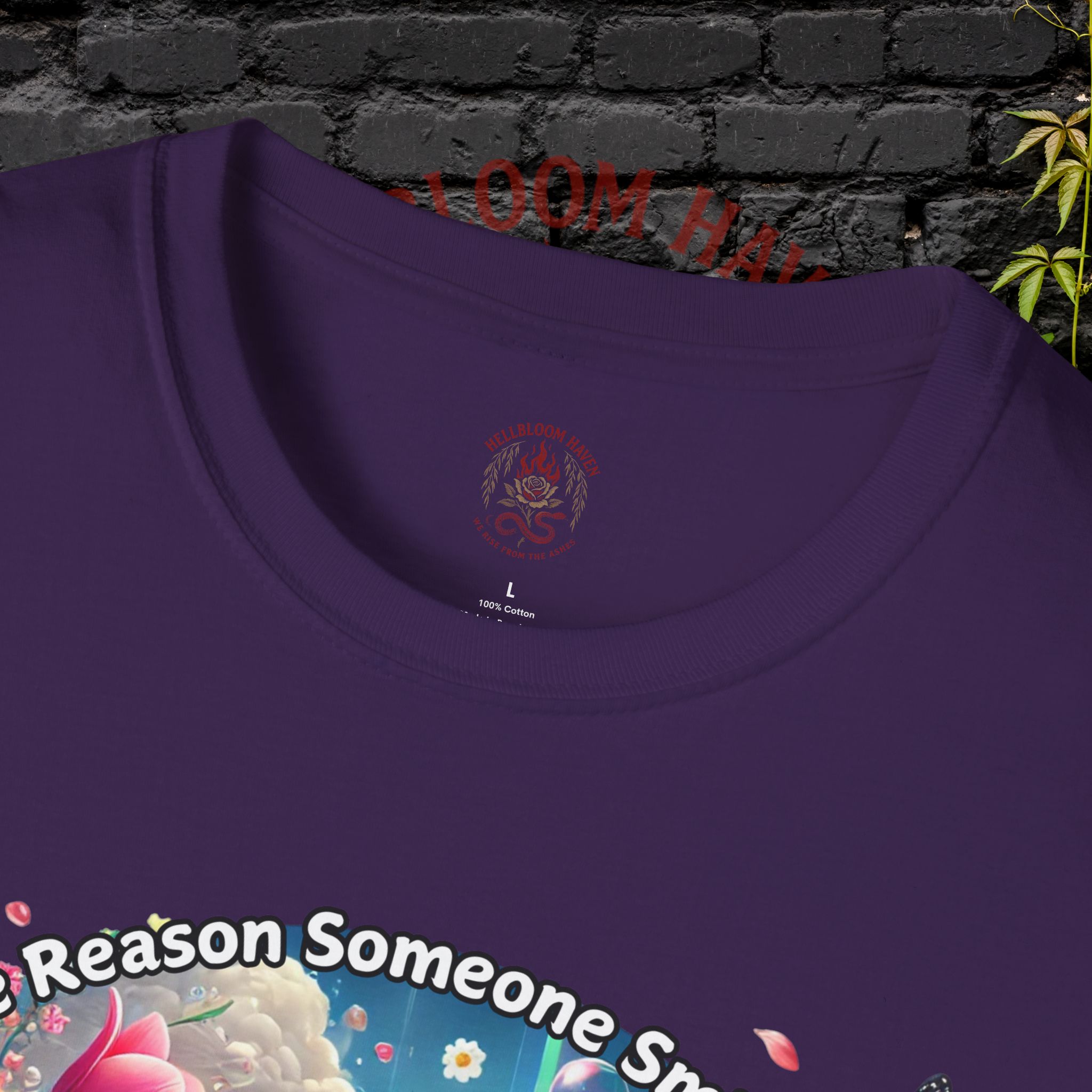 Bee the Reason Someone Smiles Today Uplifting Floral Unisex T-Shirt - Image 39
