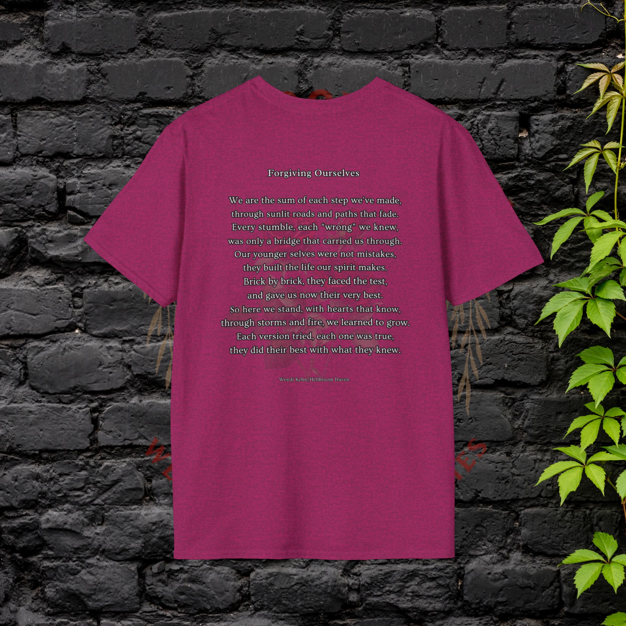 Empowerment Tee- Forgiving Ourselves- Poetry and Art - Image 14