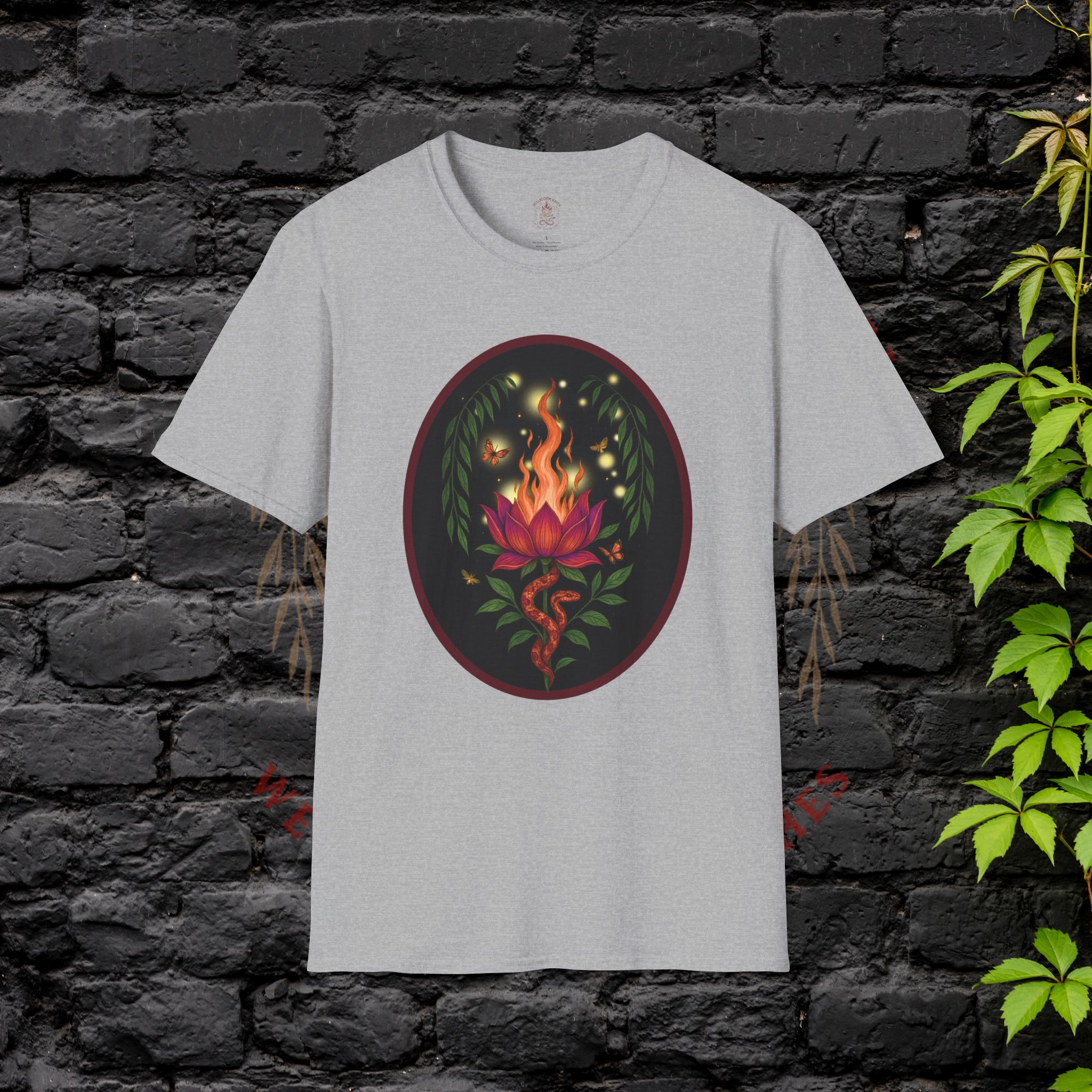Empowerment Tee- "Hellbloom: Rise From the Flame"– Art & Poetry Edition - Image 9