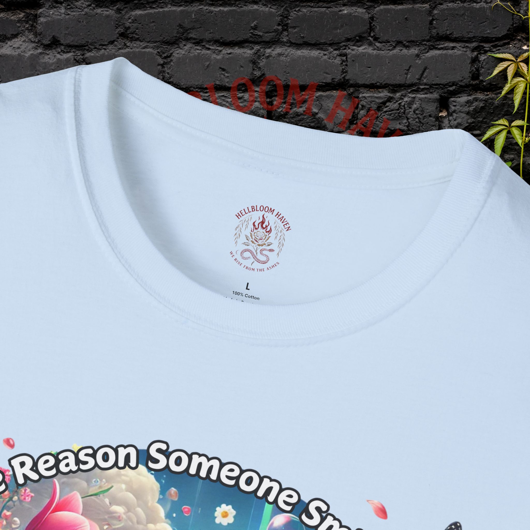 Bee the Reason Someone Smiles Today Uplifting Floral Unisex T-Shirt - Image 31