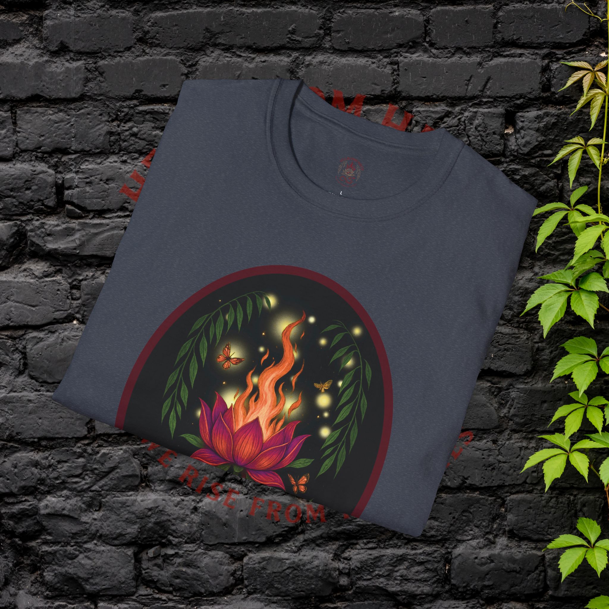 Empowerment Tee- "Hellbloom: Rise From the Flame"– Art & Poetry Edition - Image 28