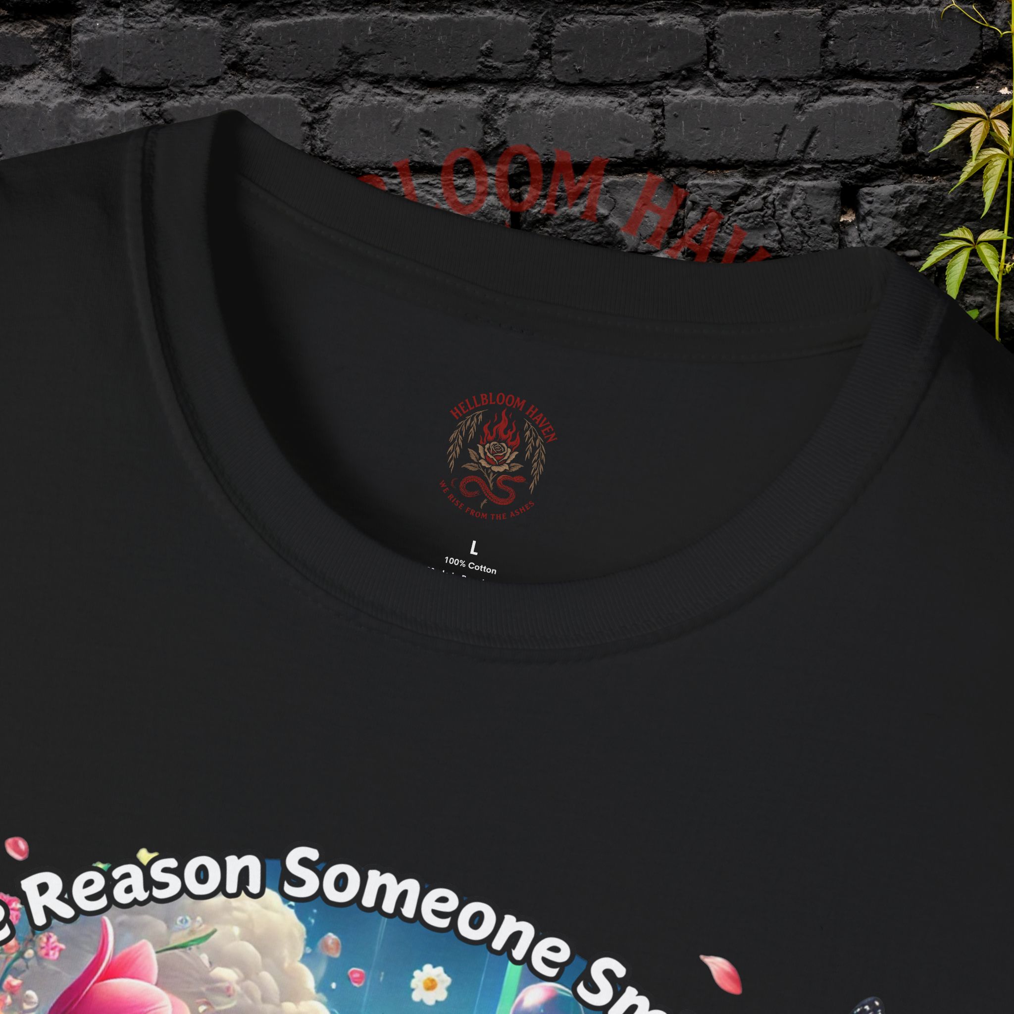 Bee the Reason Someone Smiles Today Uplifting Floral Unisex T-Shirt - Image 7