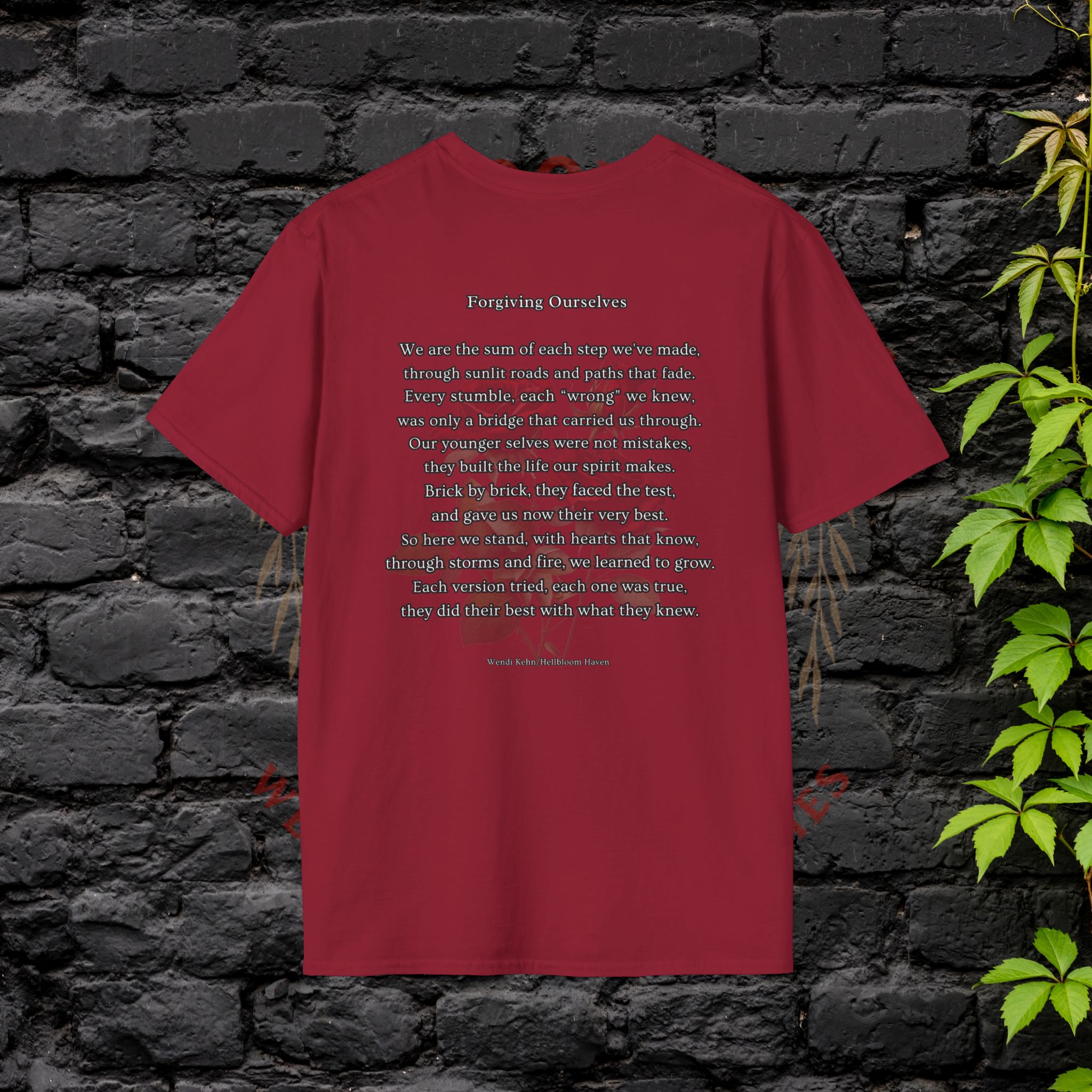 Empowerment Tee- Forgiving Ourselves- Poetry and Art - Image 42