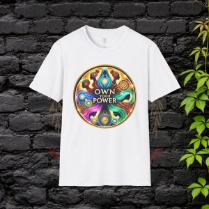 Own Your Power Unisex Heavy Cotton Tee, Motivational T-Shirt, Spiritual Shirt, Gift for Yoga Lovers, Empowerment Wear