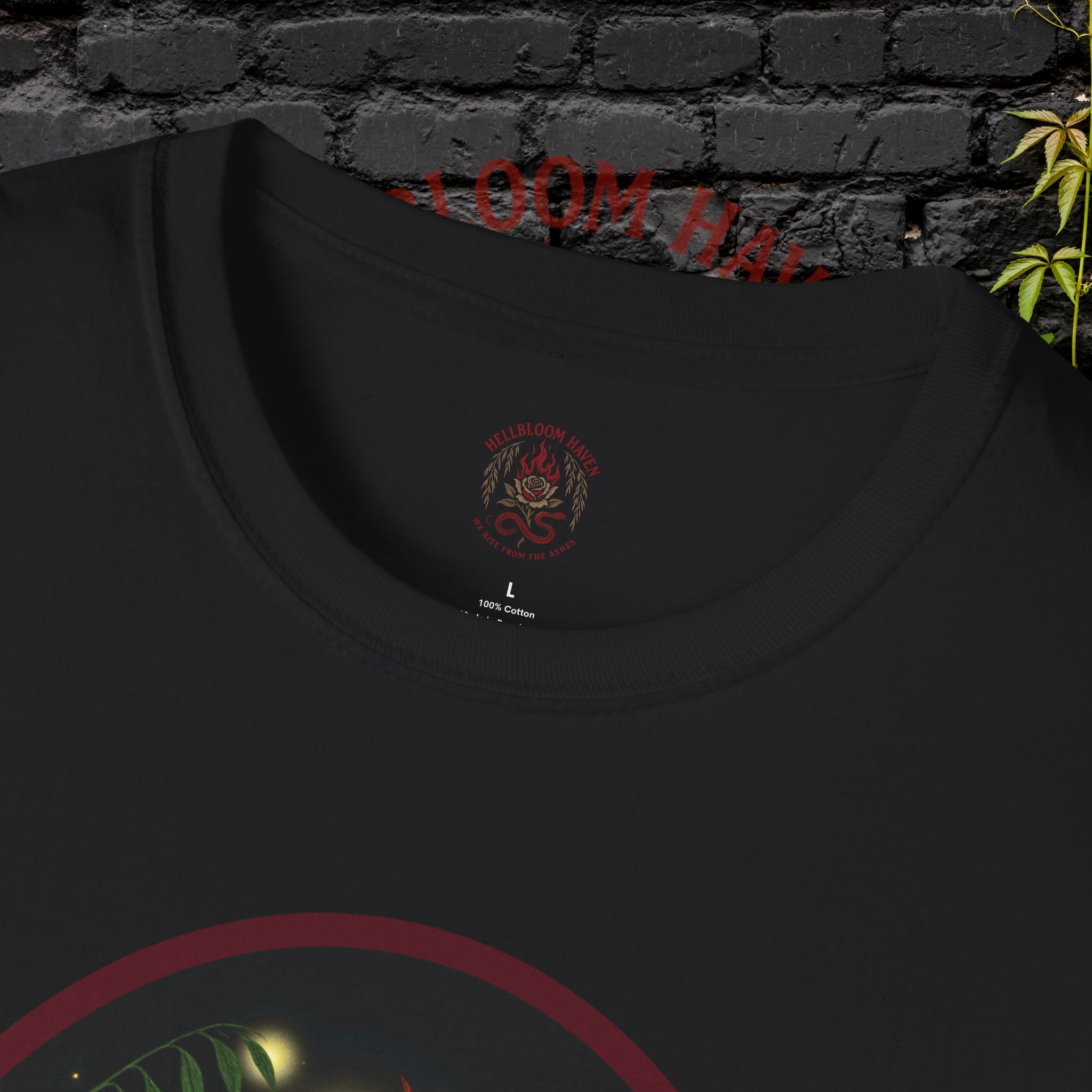 Empowerment Tee- "Hellbloom: Rise From the Flame"– Art & Poetry Edition - Image 7