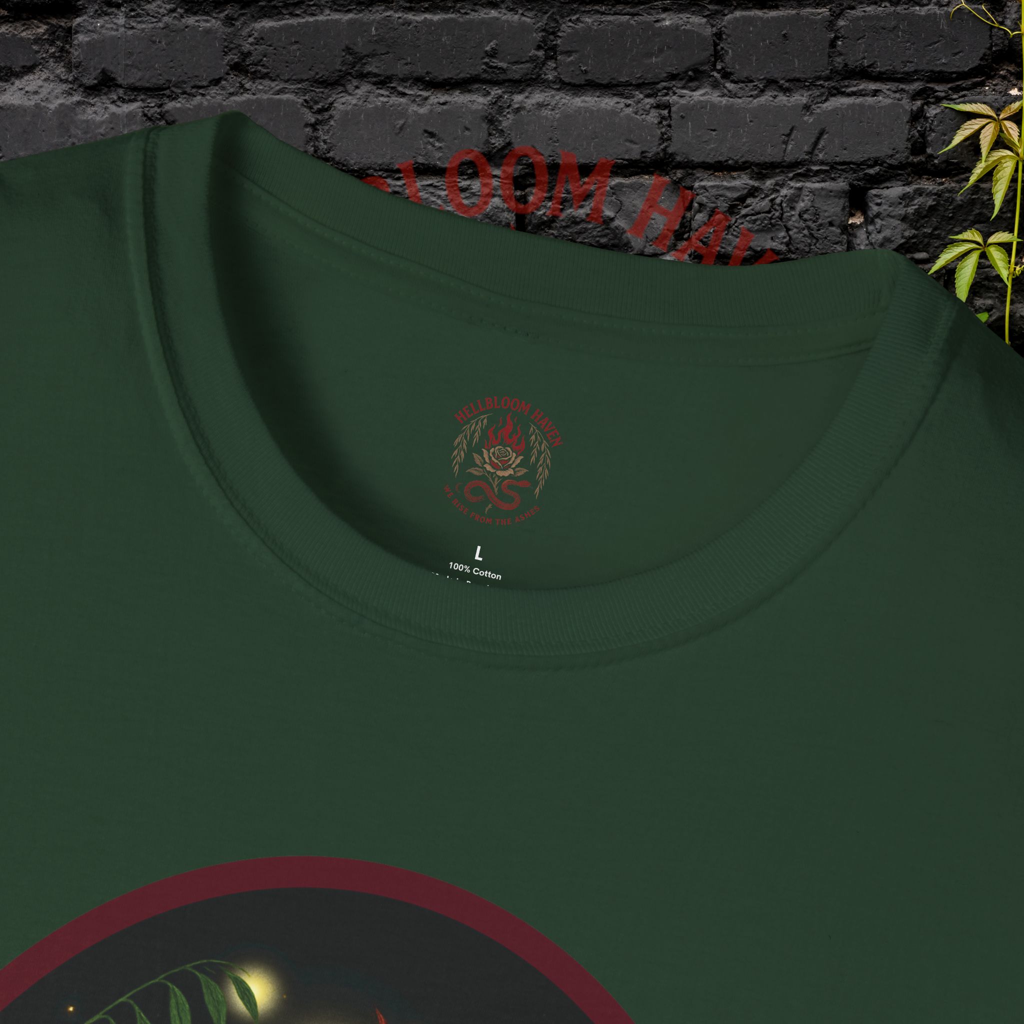 Empowerment Tee- "Hellbloom: Rise From the Flame"– Art & Poetry Edition - Image 15