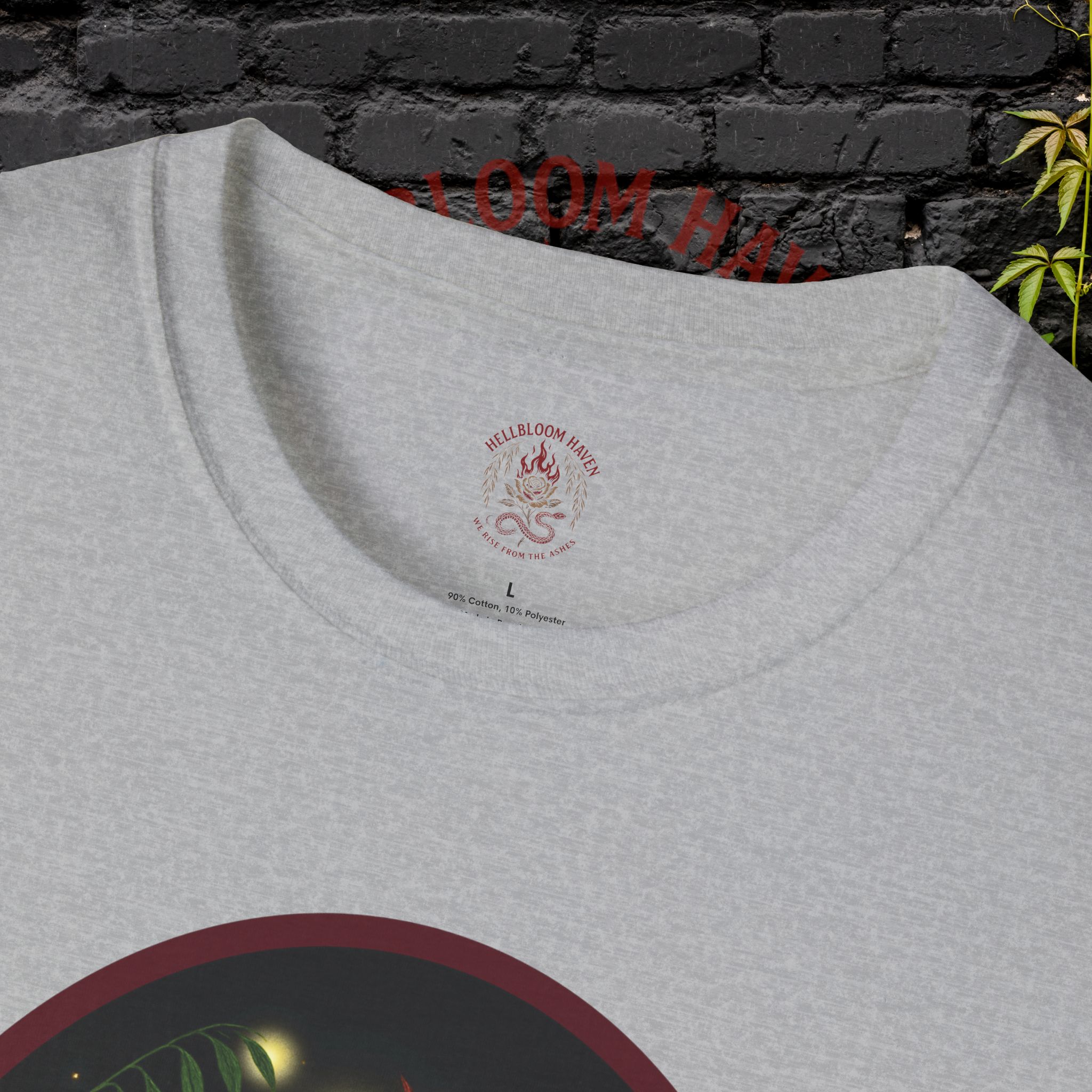 Empowerment Tee- "Hellbloom: Rise From the Flame"– Art & Poetry Edition - Image 11
