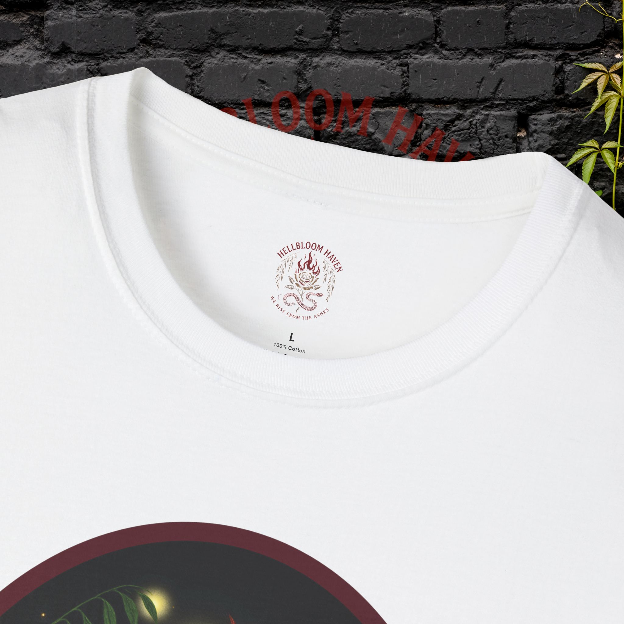 Empowerment Tee- "Hellbloom: Rise From the Flame"– Art & Poetry Edition - Image 3
