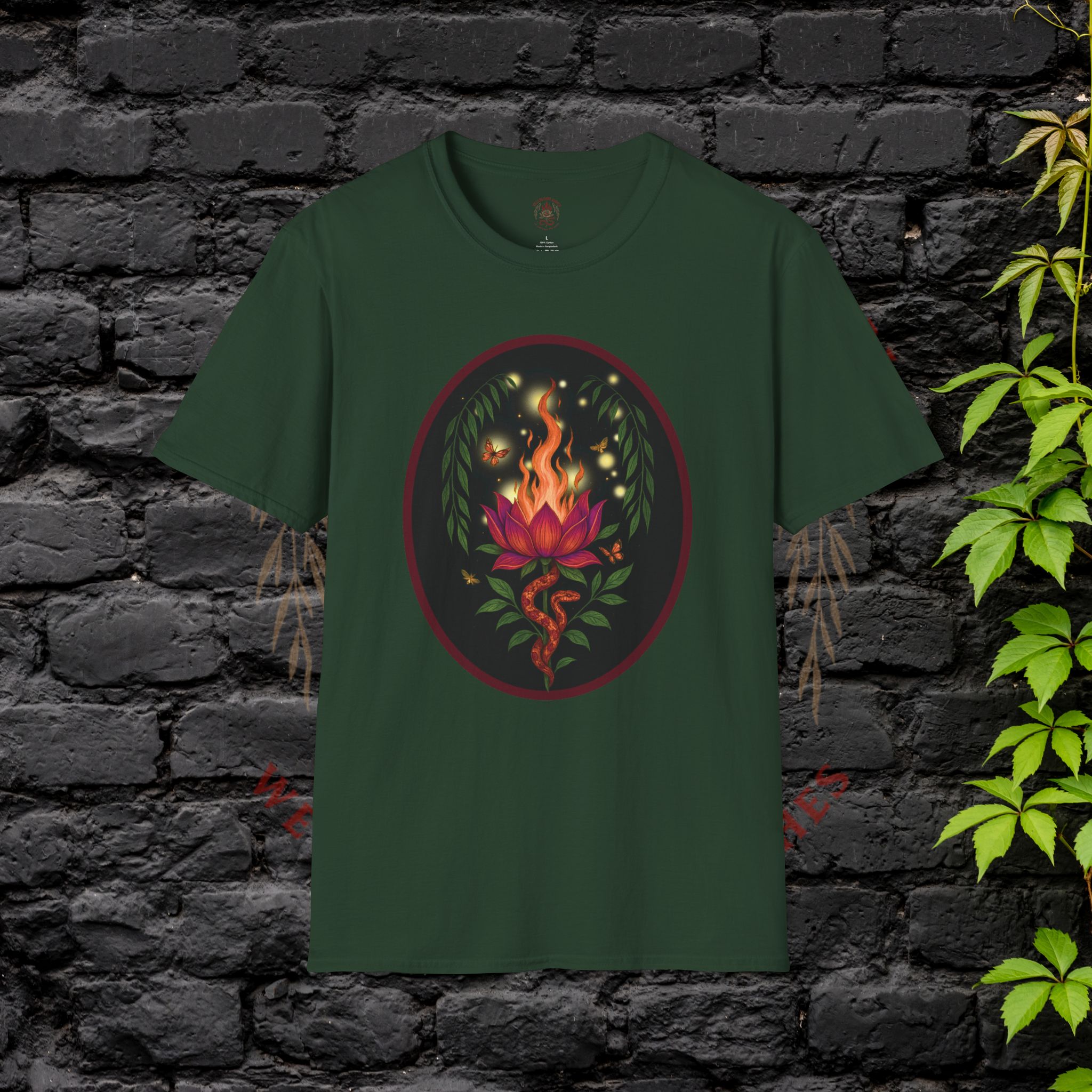 Empowerment Tee- "Hellbloom: Rise From the Flame"– Art & Poetry Edition - Image 13