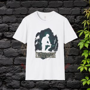 Stillness Is a Weapon – Unisex Heavy Cotton Tank | Mindful Warrior Quote Shirt for Focus, Strength & Clarity