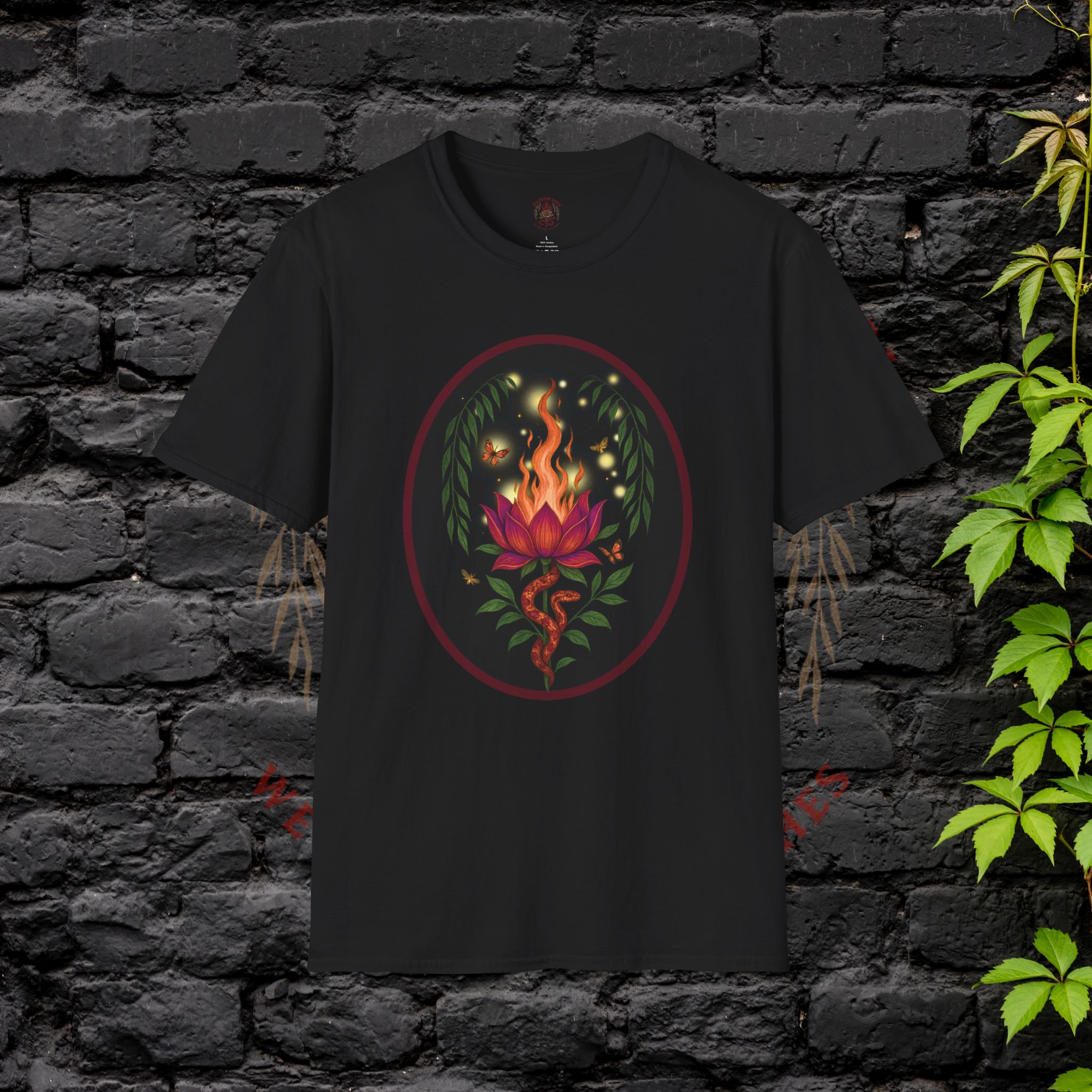 Empowerment Tee- "Hellbloom: Rise From the Flame"– Art & Poetry Edition - Image 5