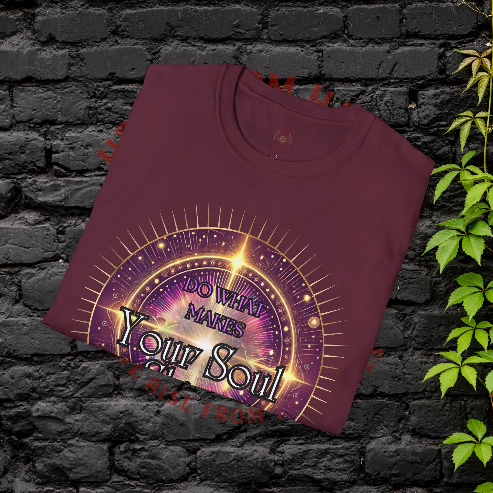 Soul Shine Graphic Tee, Inspirational Unisex T-Shirt, Spiritual Gift, Self-Care Apparel, Motivational Merch, Festival Wear - Image 12