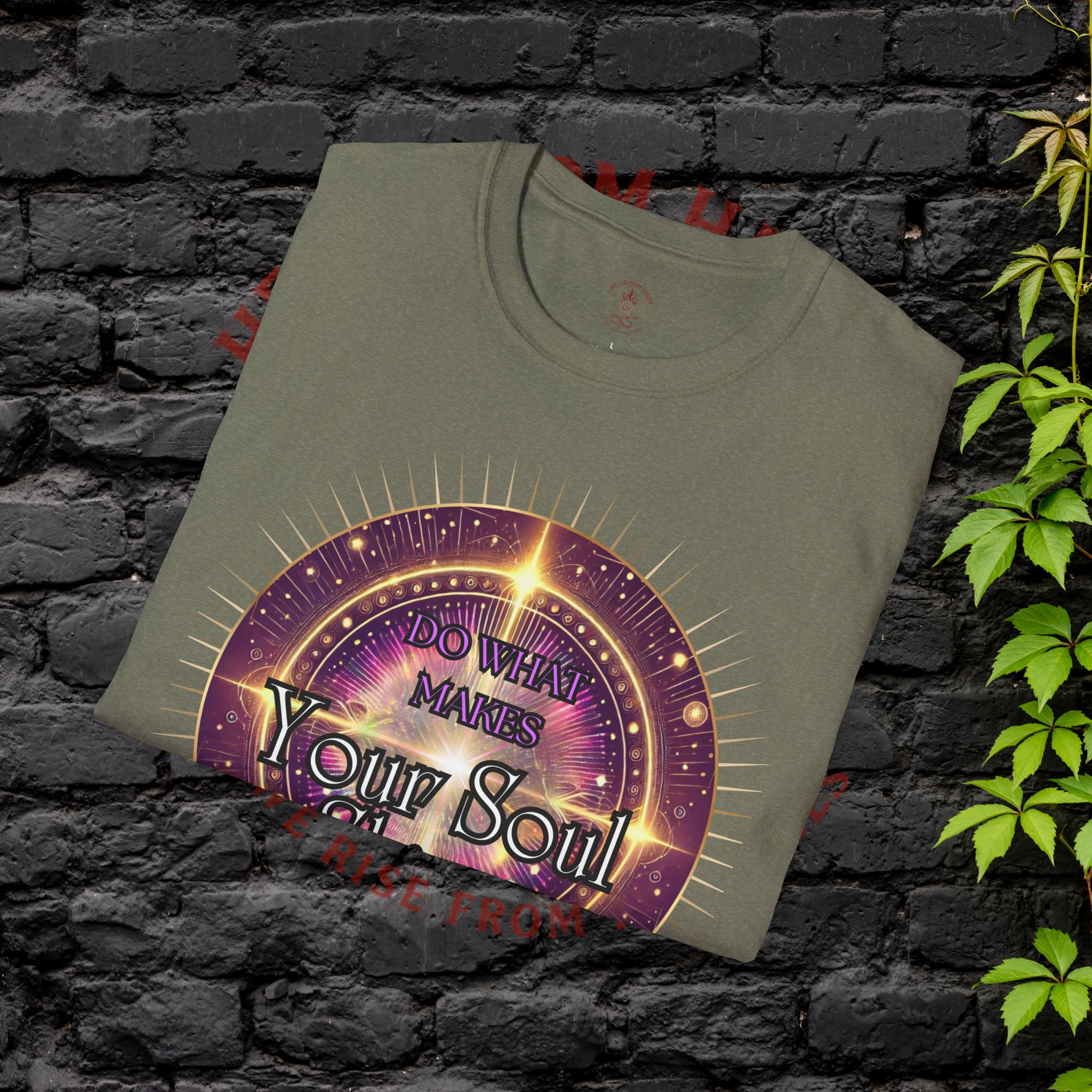 Soul Shine Graphic Tee, Inspirational Unisex T-Shirt, Spiritual Gift, Self-Care Apparel, Motivational Merch, Festival Wear - Image 16