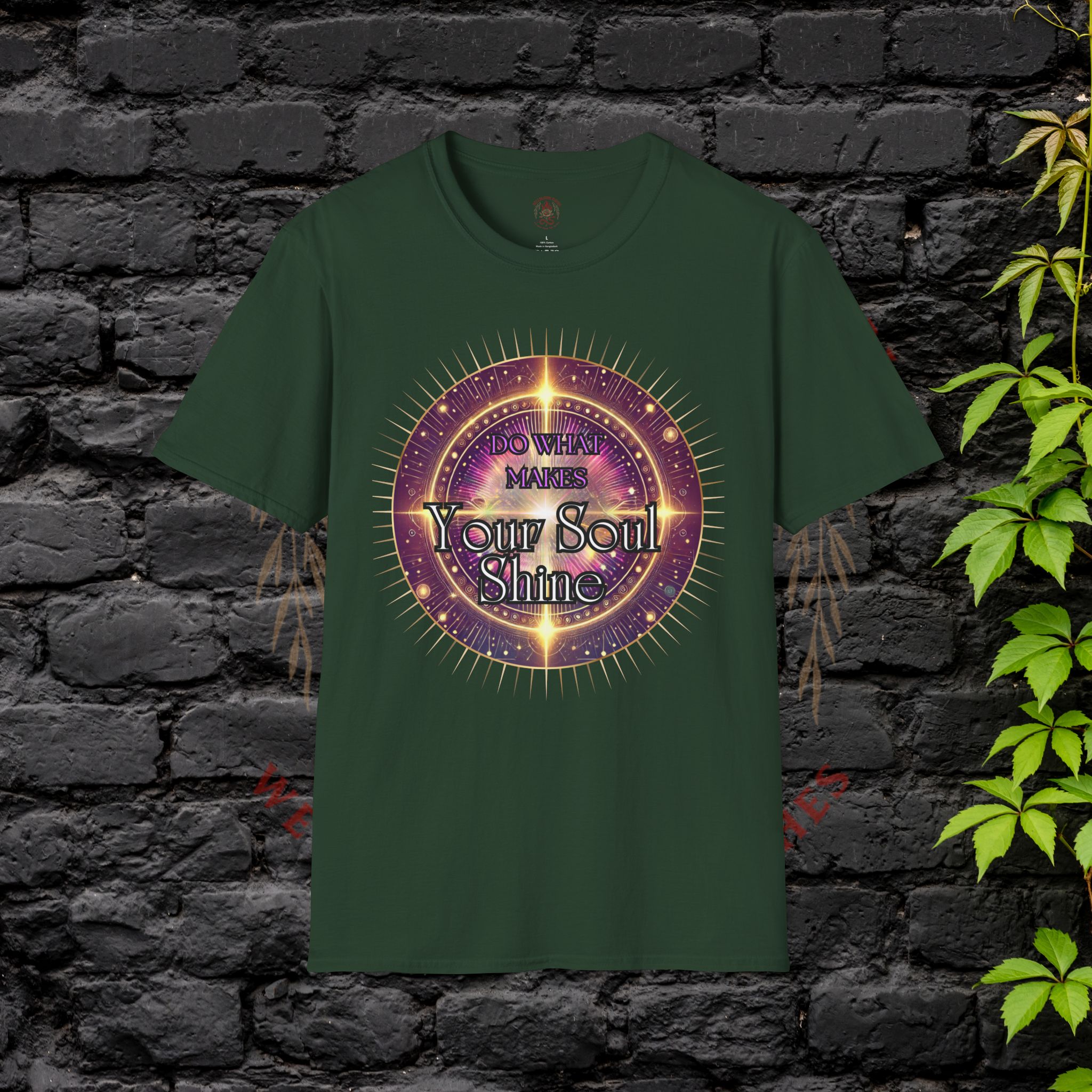 Soul Shine Graphic Tee, Inspirational Unisex T-Shirt, Spiritual Gift, Self-Care Apparel, Motivational Merch, Festival Wear - Image 17