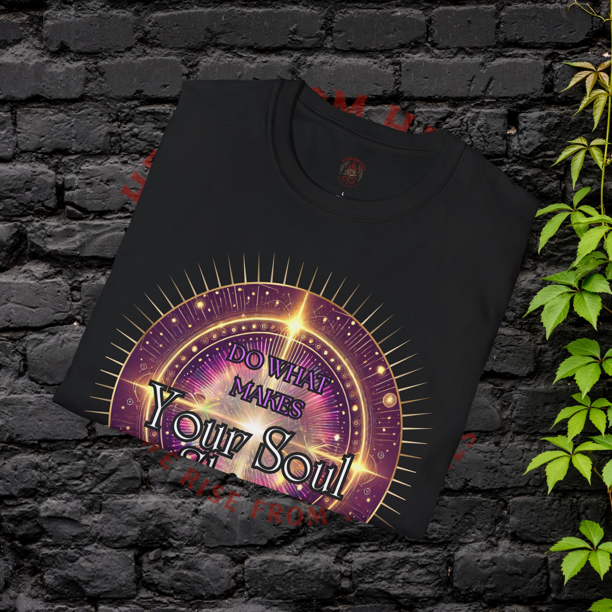 Soul Shine Graphic Tee, Inspirational Unisex T-Shirt, Spiritual Gift, Self-Care Apparel, Motivational Merch, Festival Wear - Image 8