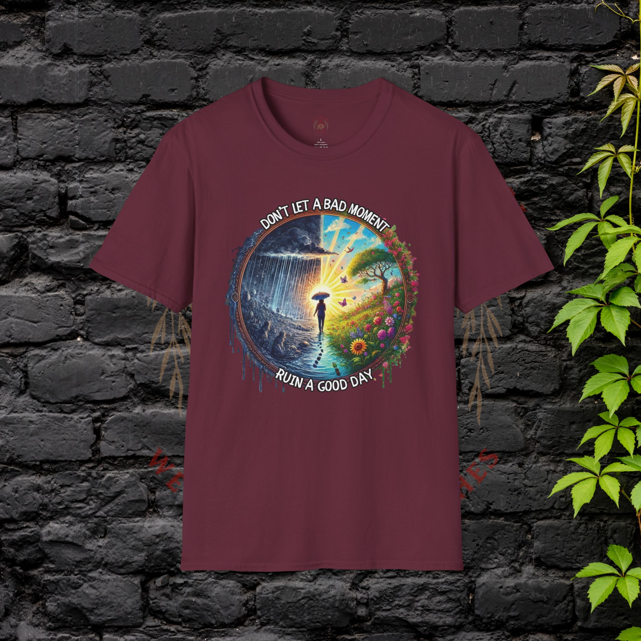 | Inspirational Tee – “Don’t Let a Bad Moment Ruin a Good Day” – Motivational Gift, Casual Wear, Positive Vibes, Everyday Inspirational Tee - "Don't Let a Bad Moment Ruin a Good Day" - Motivational Gift, Casual Wear, Positive Vibes, Everyday - Image 13