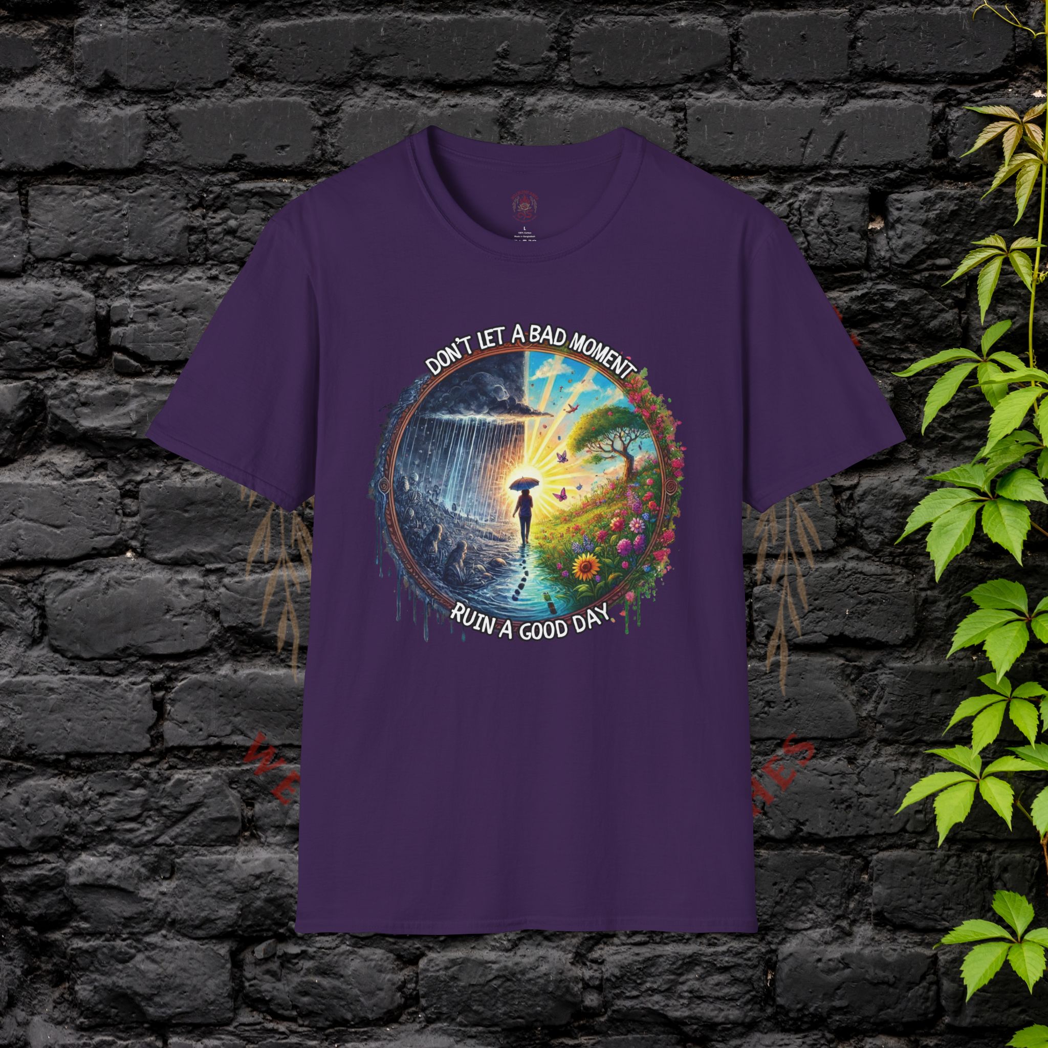 | Inspirational Tee – “Don’t Let a Bad Moment Ruin a Good Day” – Motivational Gift, Casual Wear, Positive Vibes, Everyday Inspirational Tee - "Don't Let a Bad Moment Ruin a Good Day" - Motivational Gift, Casual Wear, Positive Vibes, Everyday - Image 29