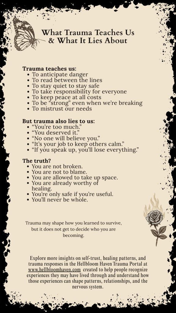 What Trauma Teaches Us & What It Lies About MV